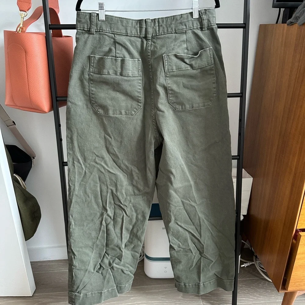 Everlane organic wide-leg pant in kambaba - Picture 3 of 5